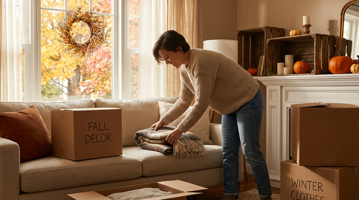 Cozy autumn home preparation with fall cleaning and seasonal maintenance - Winnipeg fall cleaning guide